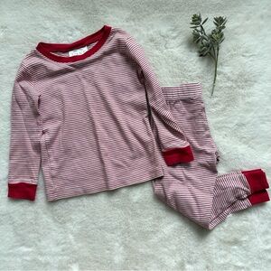 LAKE | GUC - Red Striped Cotton PJ Set - Size 4
